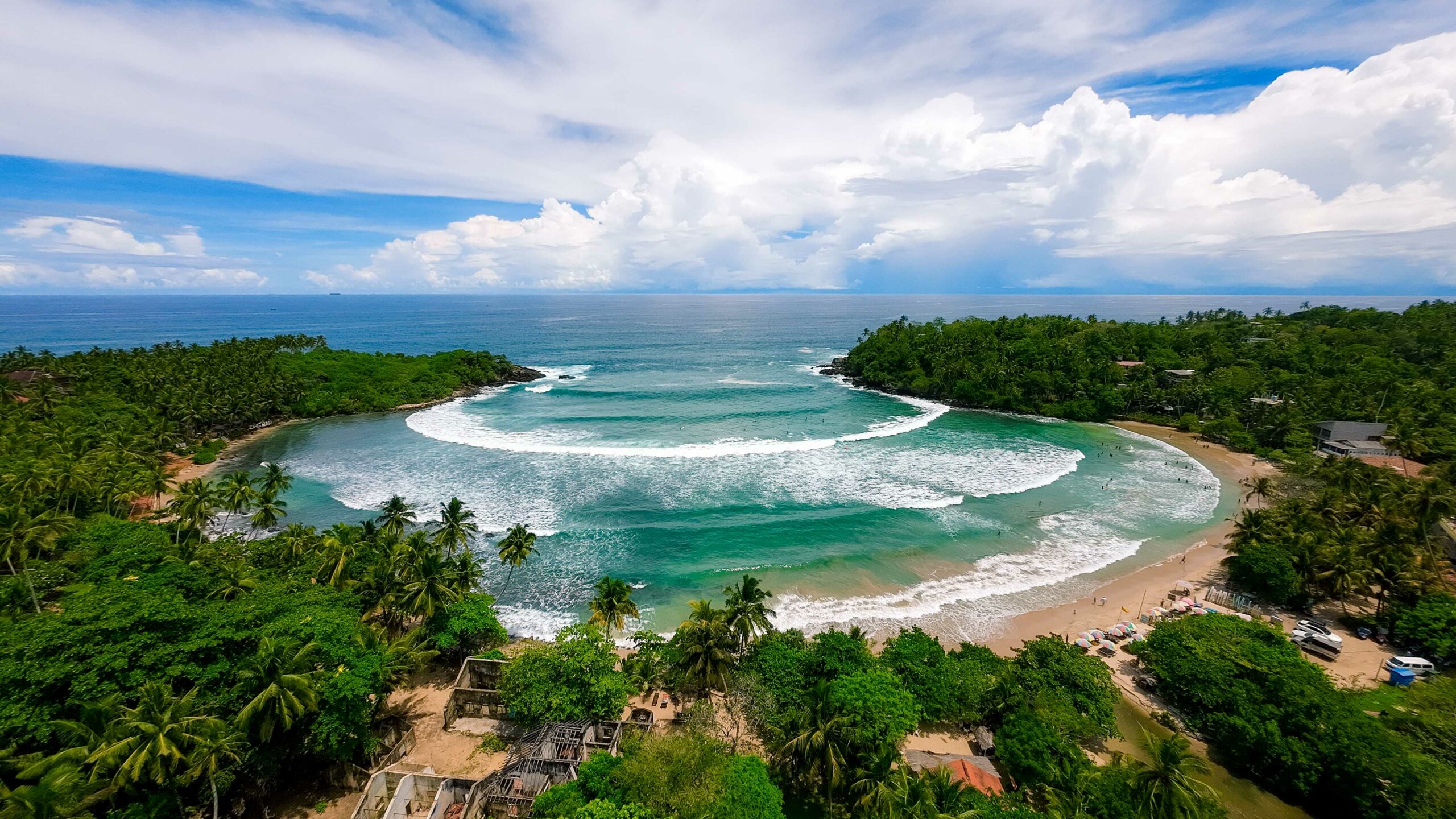 Beach experience in Sri Lanka